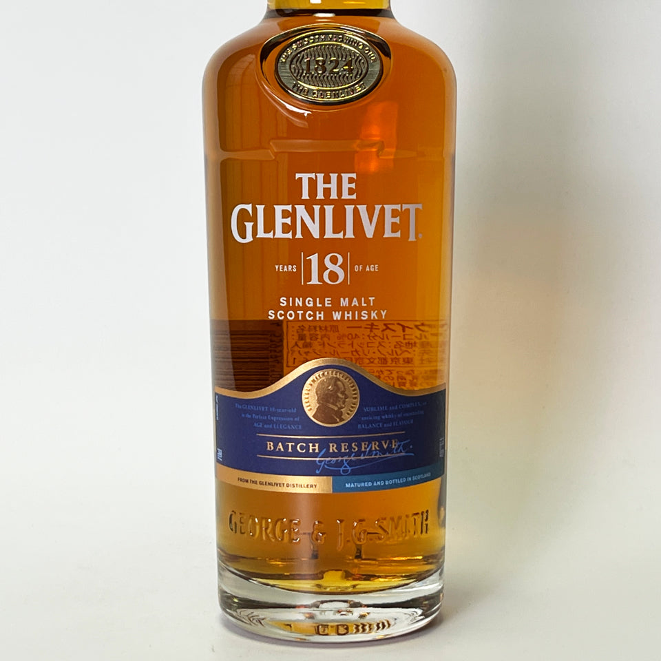 ウィスキー_スペイサイド／THE GLENLIVET（ザ・グレンリベット）18年【正規輸入品】