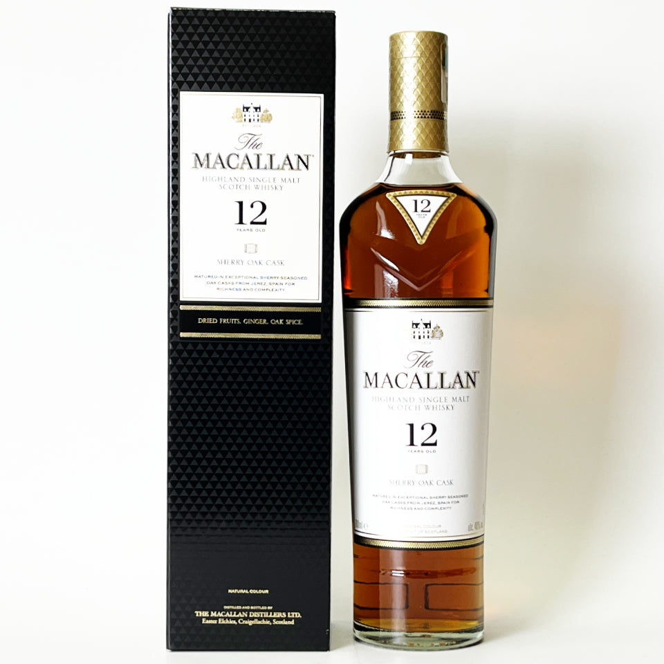 ウィスキー_スペイサイド／THE MACALLAN SHERRY OAK CASK（ザ・マッカラン シェリー・オーク・カスク）12年【正規輸入品】