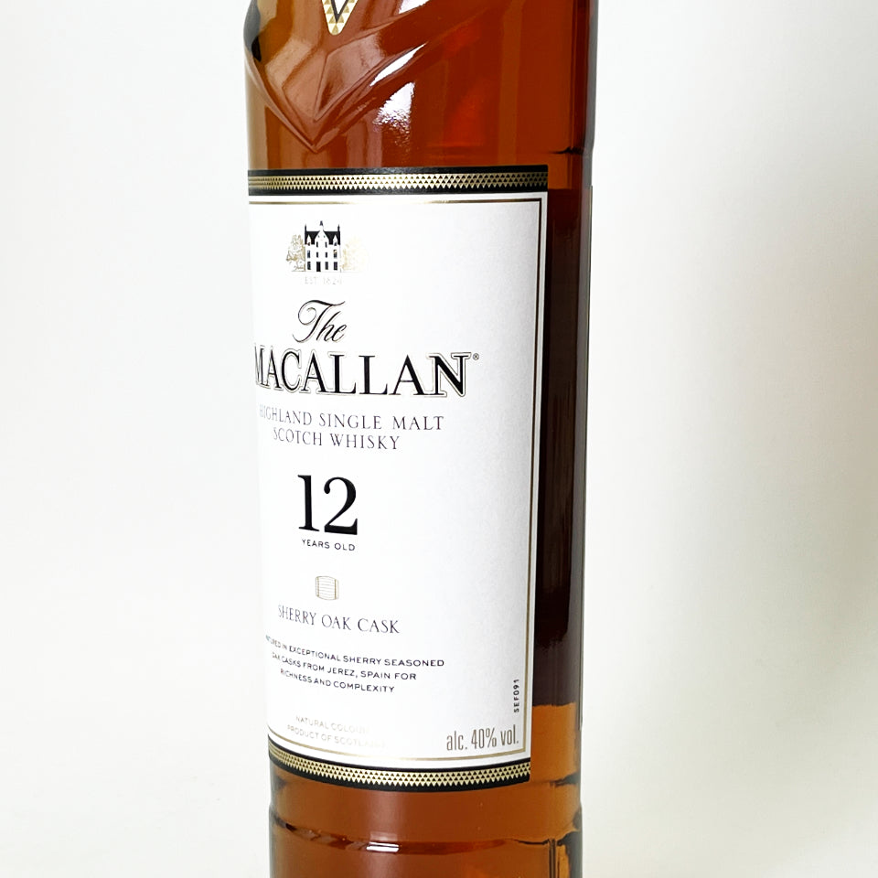 ウィスキー_スペイサイド／THE MACALLAN SHERRY OAK CASK（ザ・マッカラン シェリー・オーク・カスク）12年【正規輸入品】
