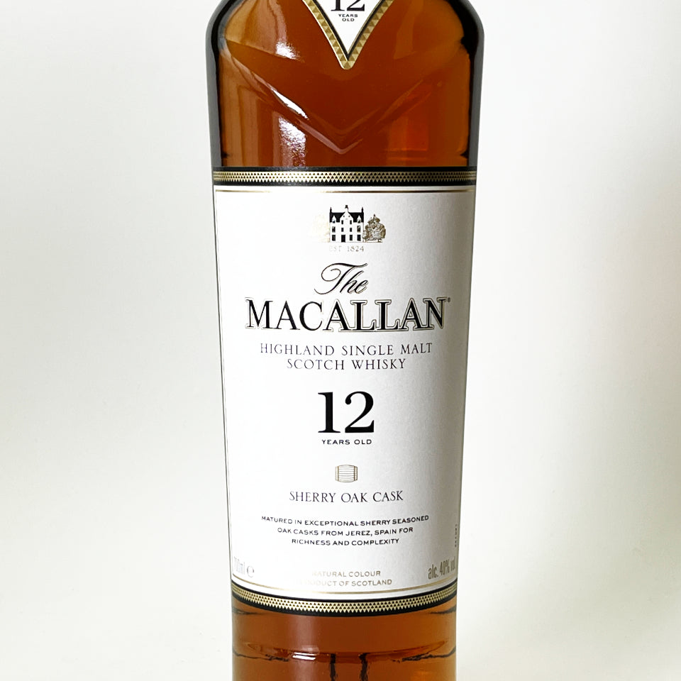 ウィスキー_スペイサイド／THE MACALLAN SHERRY OAK CASK（ザ・マッカラン シェリー・オーク・カスク）12年【正規輸入品】