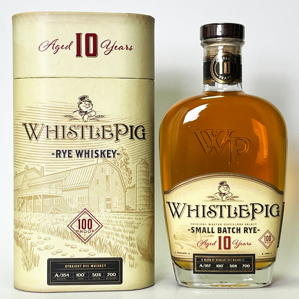 ウィスキー_カナダ／WHISTLEPIG SMALL BATCH RYE（ホイッスルピッグ スモール・バッチ ライ）10年【正規輸入品】
