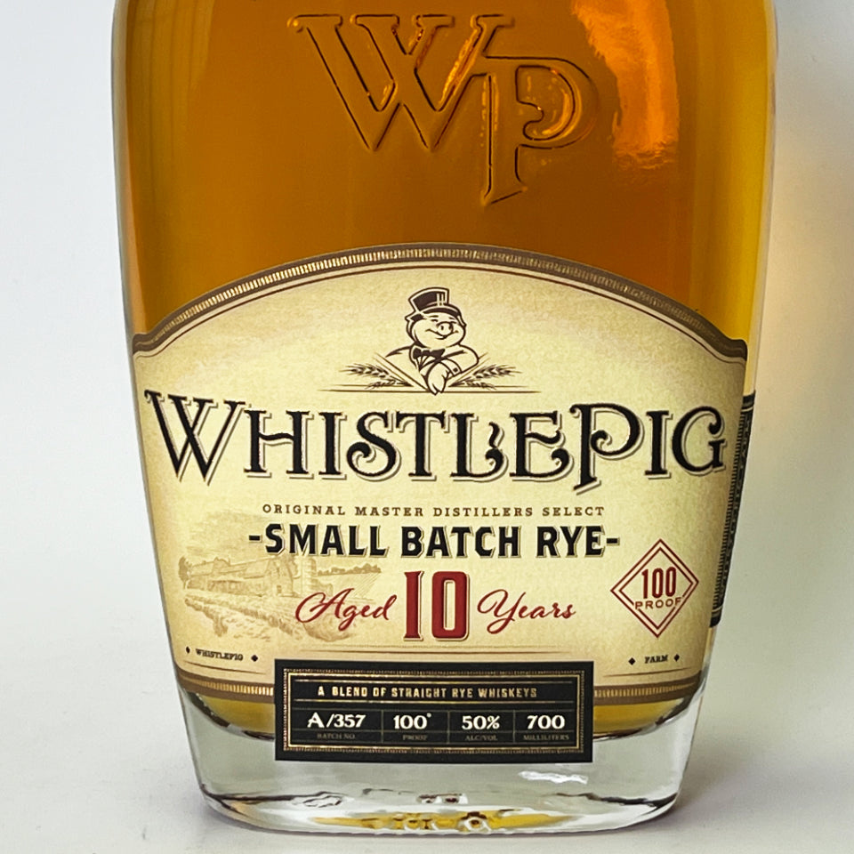 ウィスキー_カナダ／WHISTLEPIG SMALL BATCH RYE（ホイッスルピッグ スモール・バッチ ライ）10年【正規輸入品】